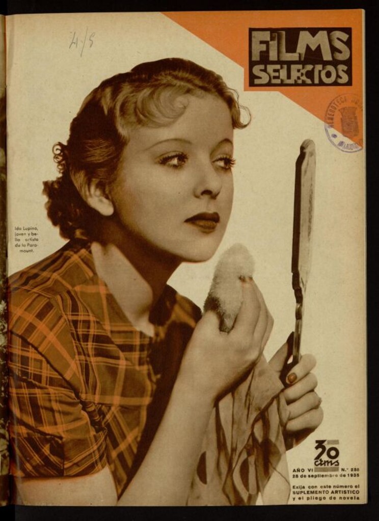 Miniatura de Films Selectos. 28 de septiembre de 1935, nº 258