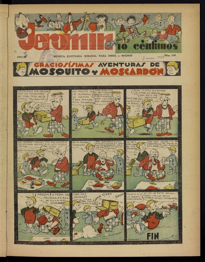 Miniatura de Jeromín : revista ilustrada para niños, nº 140