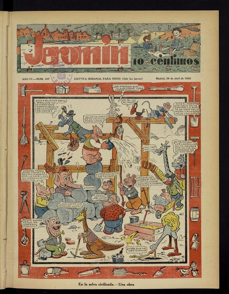 Miniatura de Jeromín : revista ilustrada para niños del 28 de abril de 1932, nº 157
