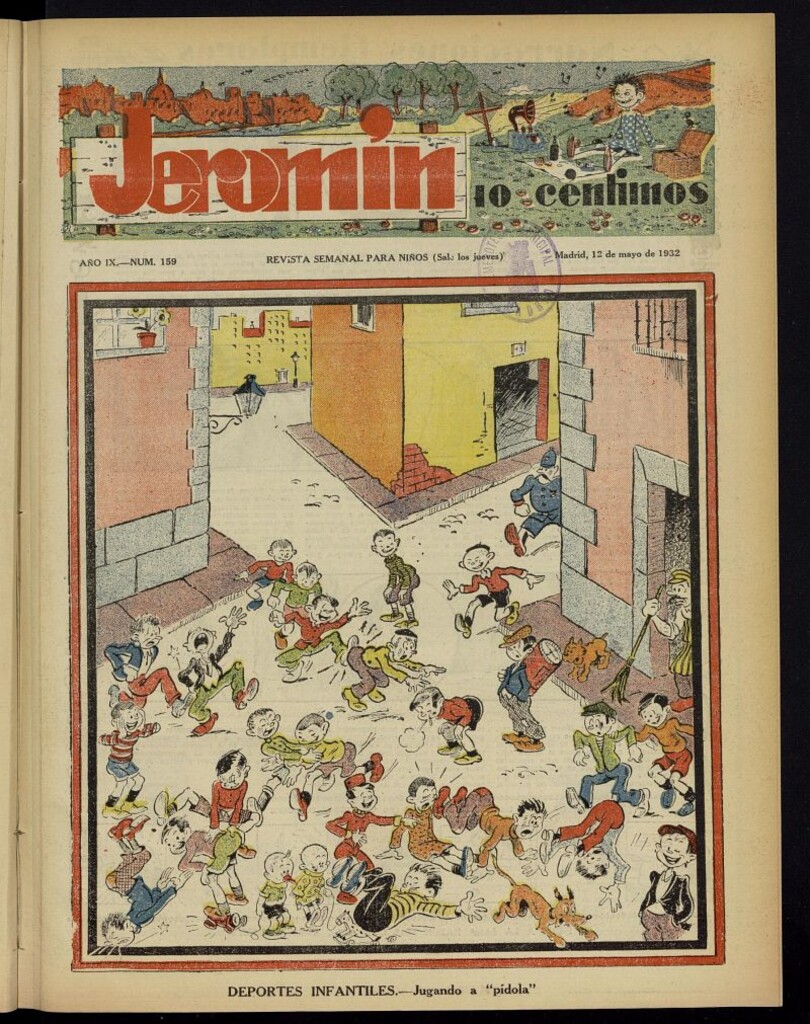 Miniatura de Jeromín: revista ilustrada para niños del 12 de mayo de 1932, nº 159