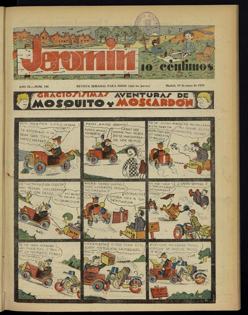 Miniatura de Jeromín: revista ilustrada para niños del 18 de mayo de 1932, nº 160