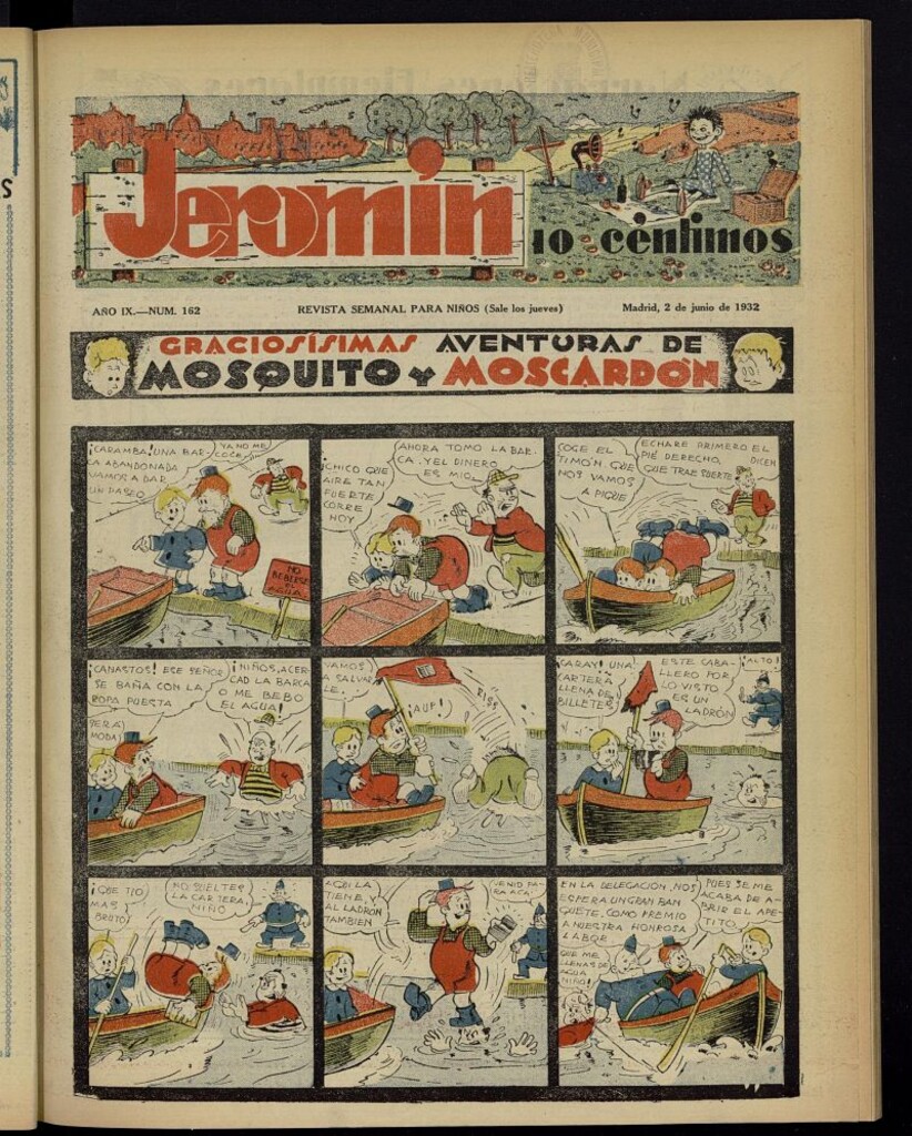 Miniatura de Jeromín: revista ilustrada para niños del 2 de junio de 1932, nº 162