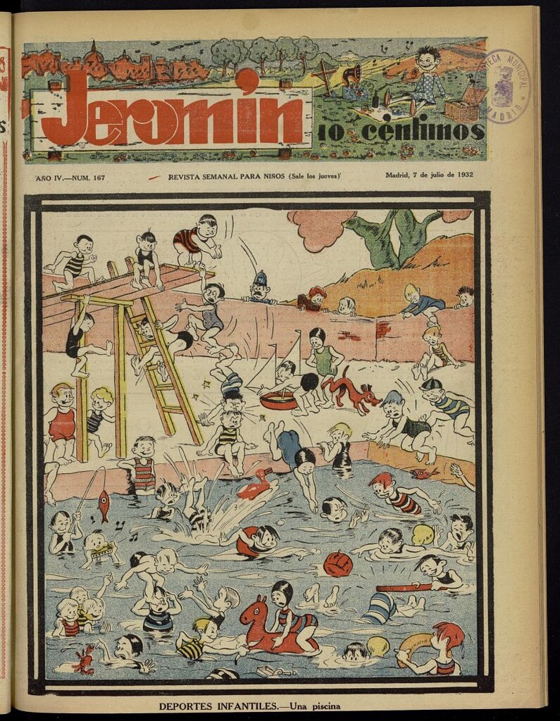 Miniatura de Jeromín : revista ilustrada para niños del 7 julio de 1932, nº 167