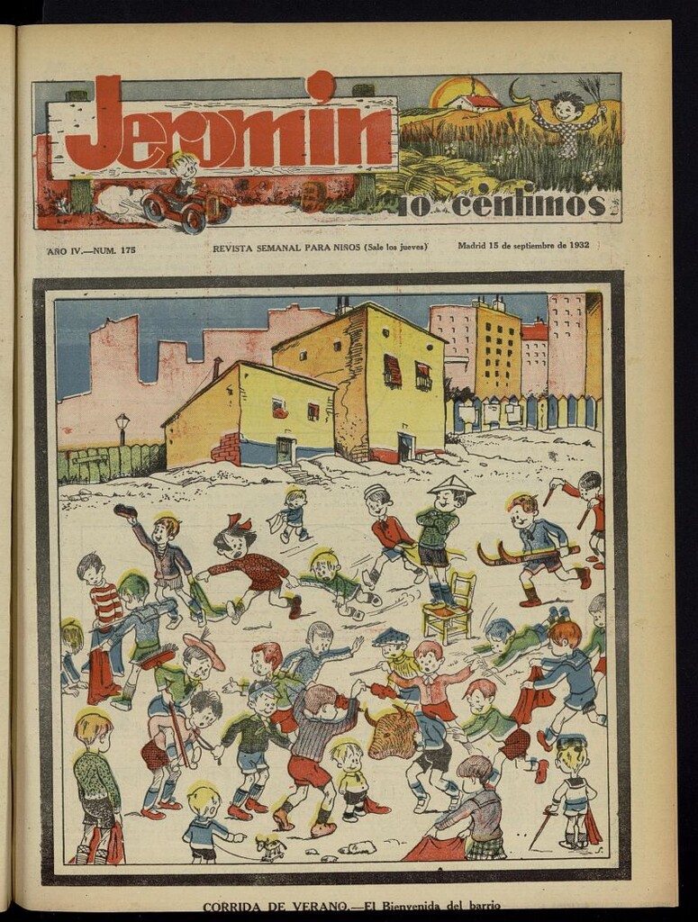 Miniatura de Jeromín : revista ilustrada para niños del 15 de septiembre de 1932, nº 175