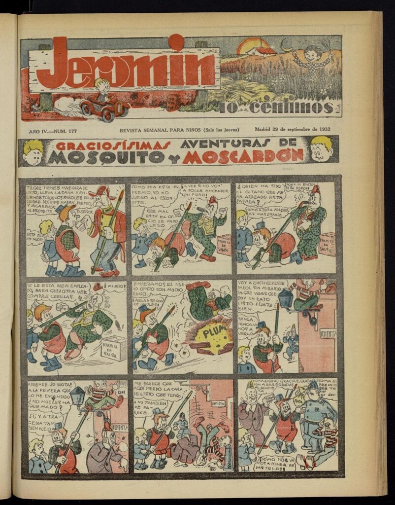 Miniatura de Jeromín : revista ilustrada para niños del 29 de septiembre de 1932, nº 177