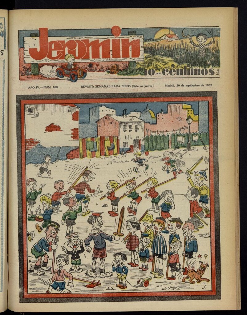 Miniatura de Jeromín : revista ilustrada para niños del 20 de octubre de 1932, nº 180