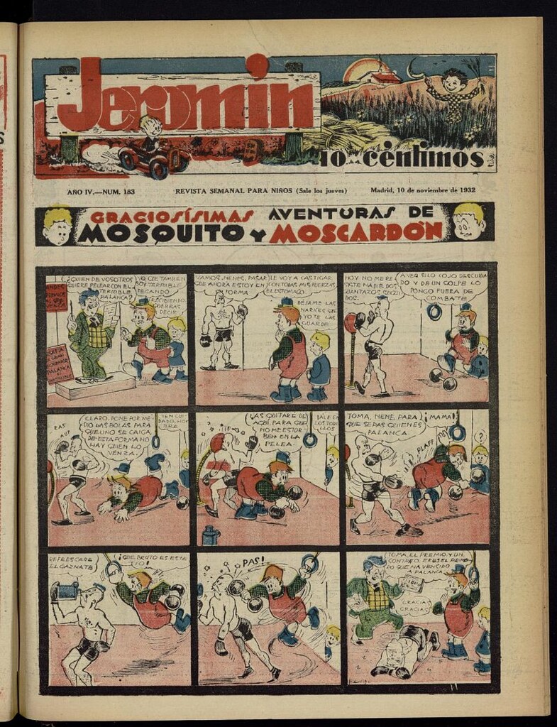 Miniatura de Jeromín : revista ilustrada para niños del 10 de noviembre de 1932, nº 183