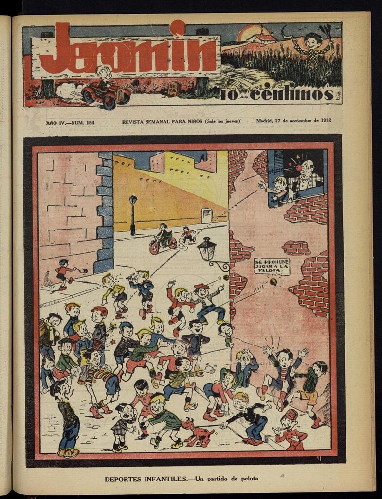 Miniatura de Jeromín : revista ilustrada para niños del 17 de noviembre de 1932, nº 184