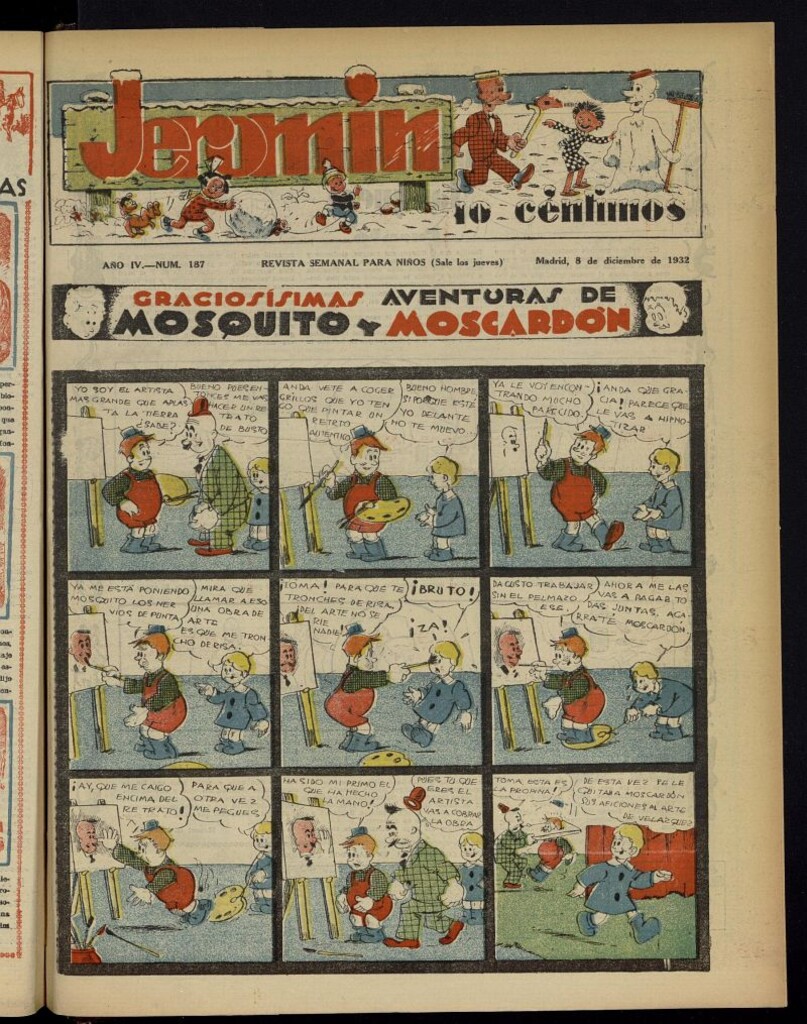 Miniatura de Jeromín : revista ilustrada para niños del 8 de diciembre de 1932, nº 187