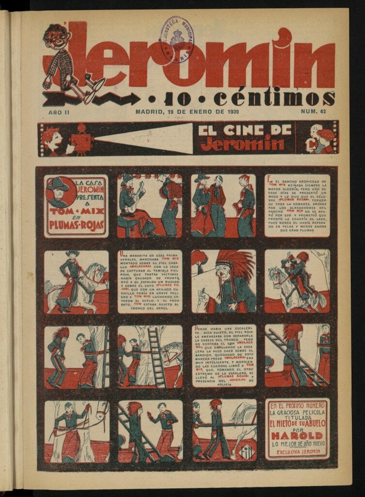 Miniatura de Jeromín : revista ilustrada para niños del 19 de enero de 1930, nº 42