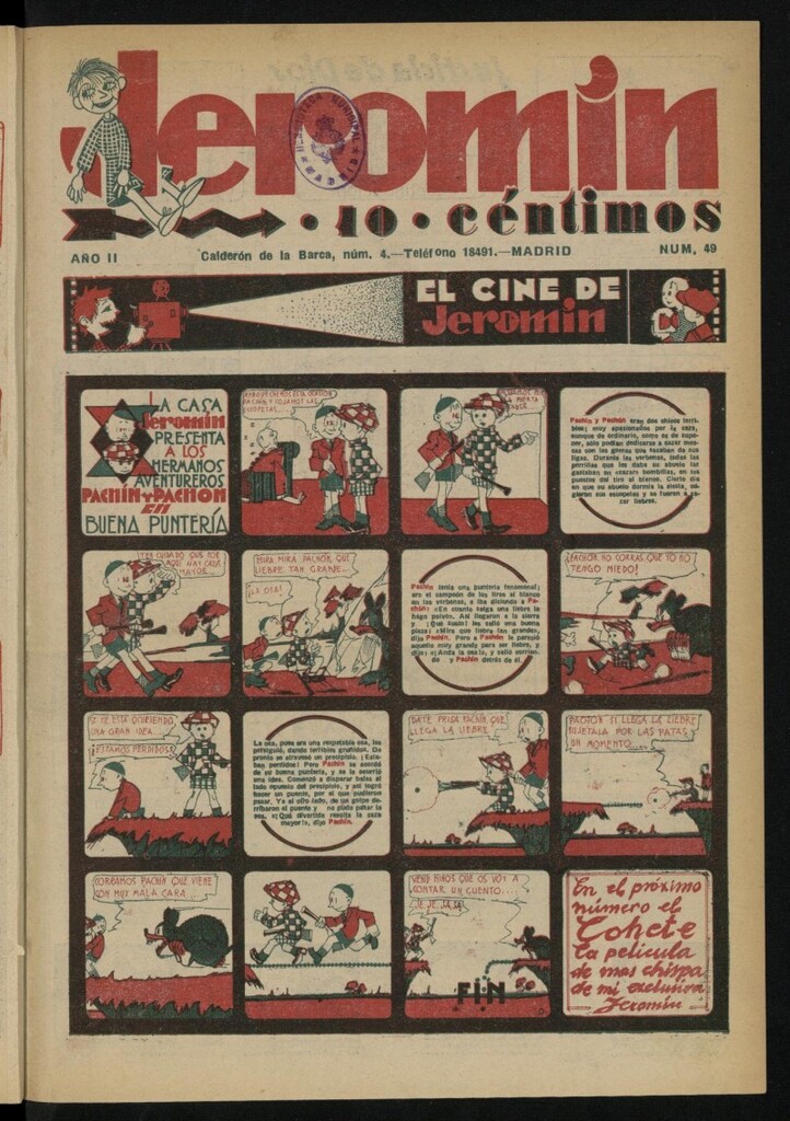 Miniatura de Jeromín : revista ilustrada para niños, nº 49