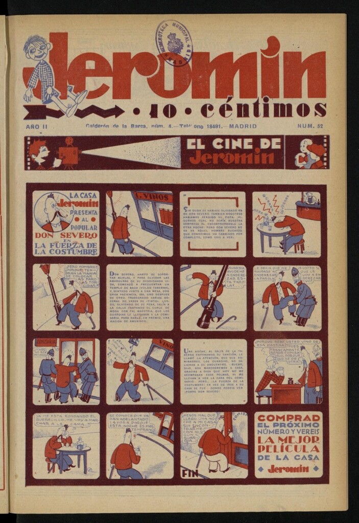 Miniatura de Jeromín : revista ilustrada para niños, nº 52