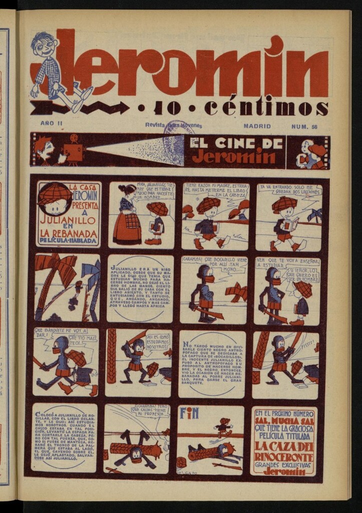 Miniatura de Jeromín : revista ilustrada para niños, nº 56
