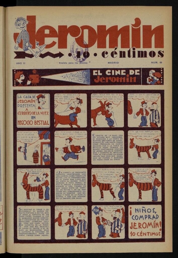 Miniatura de Jeromín : revista ilustrada para niños, nº 69