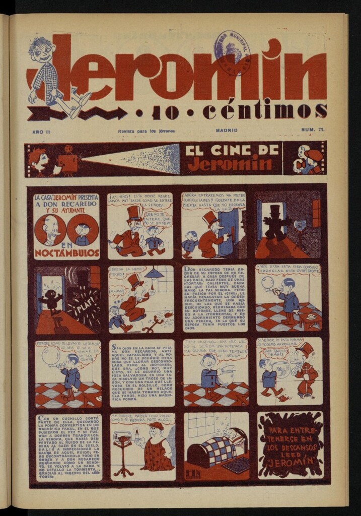 Miniatura de Jeromín : revista ilustrada para niños, nº 71