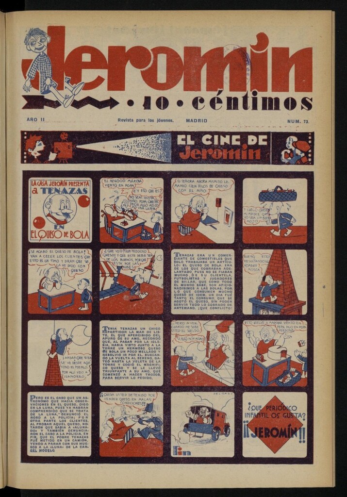 Miniatura de Jeromín : revista ilustrada para niños, nº 73