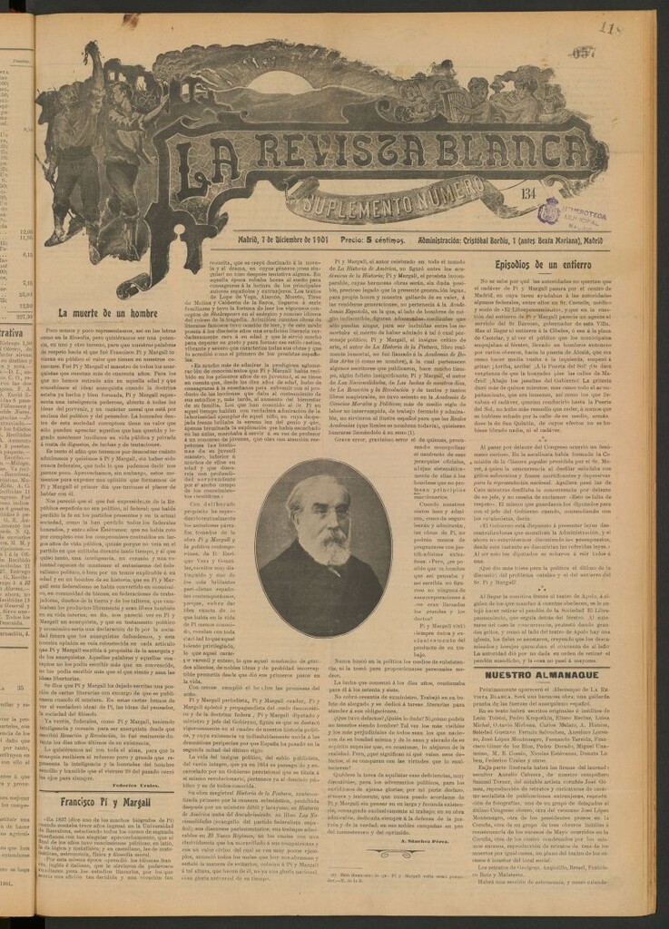 Miniatura de Suplemento a La Revista Blanca. Nº 134