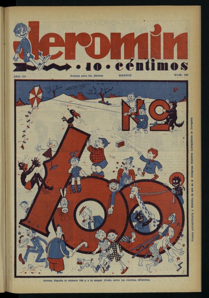 Miniatura de Jeromín : revista ilustrada para niños, nº 100