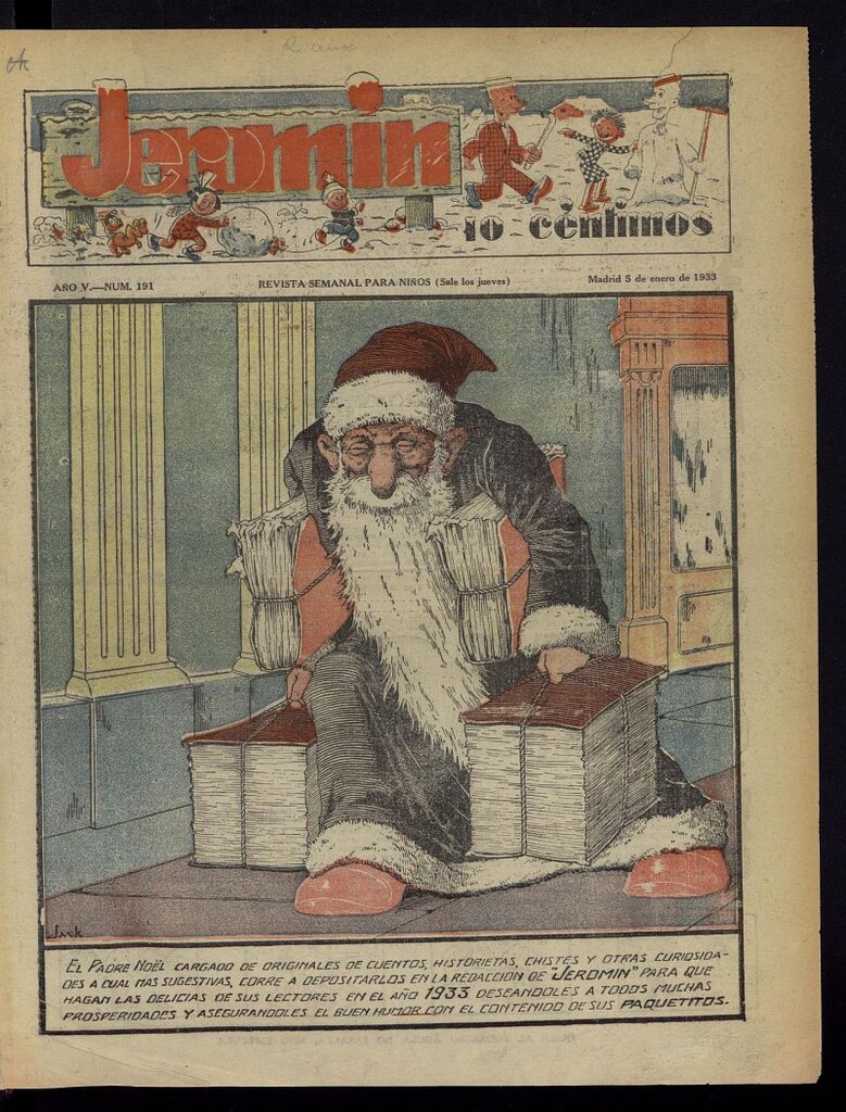 Miniatura de Jeromín : revista ilustrada para niños del 5 de enero de 1933, nº 191