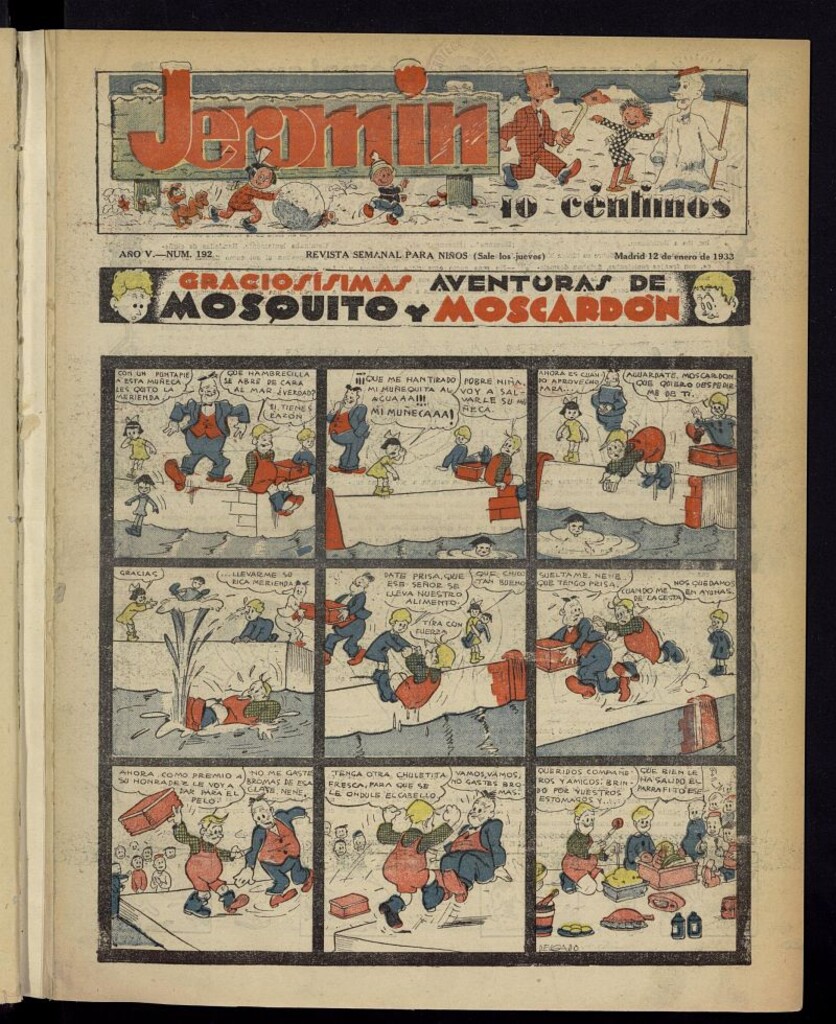 Miniatura de Jeromín : revista ilustrada para niños del 12 de enero de 1933, nº 192