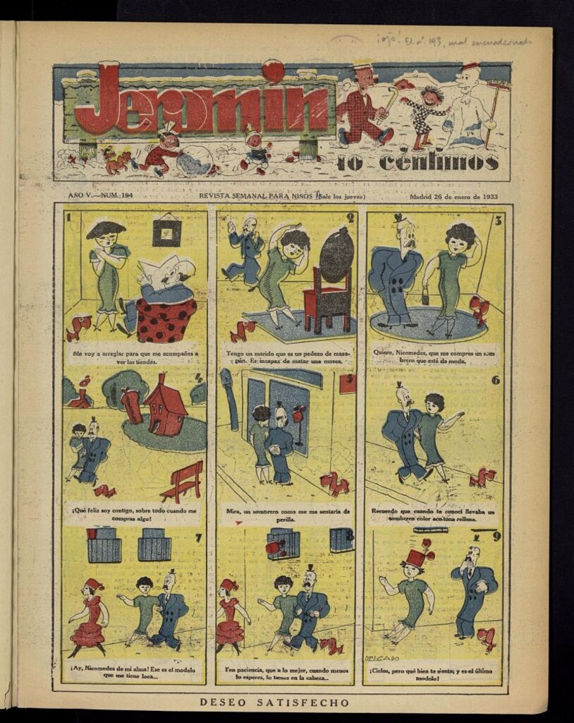 Miniatura de Jeromín : revista ilustrada para niños del 26 de enero de 1933, nº 194