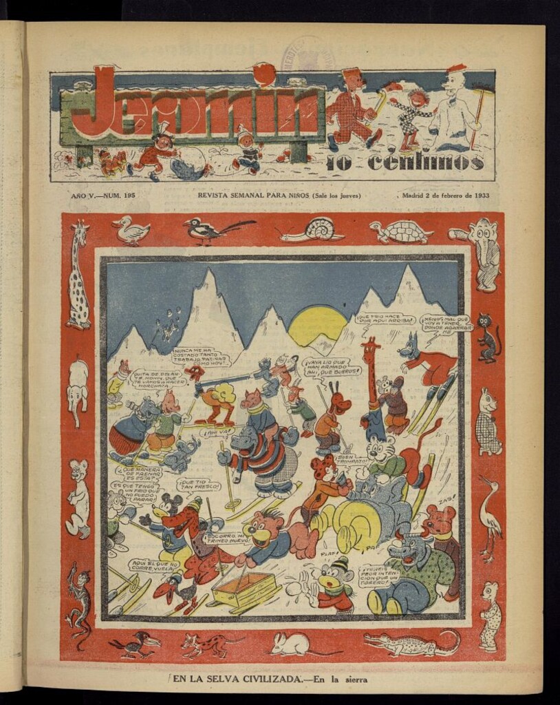 Miniatura de Jeromín : revista ilustrada para niños del 2 de febrero de 1933, nº 195