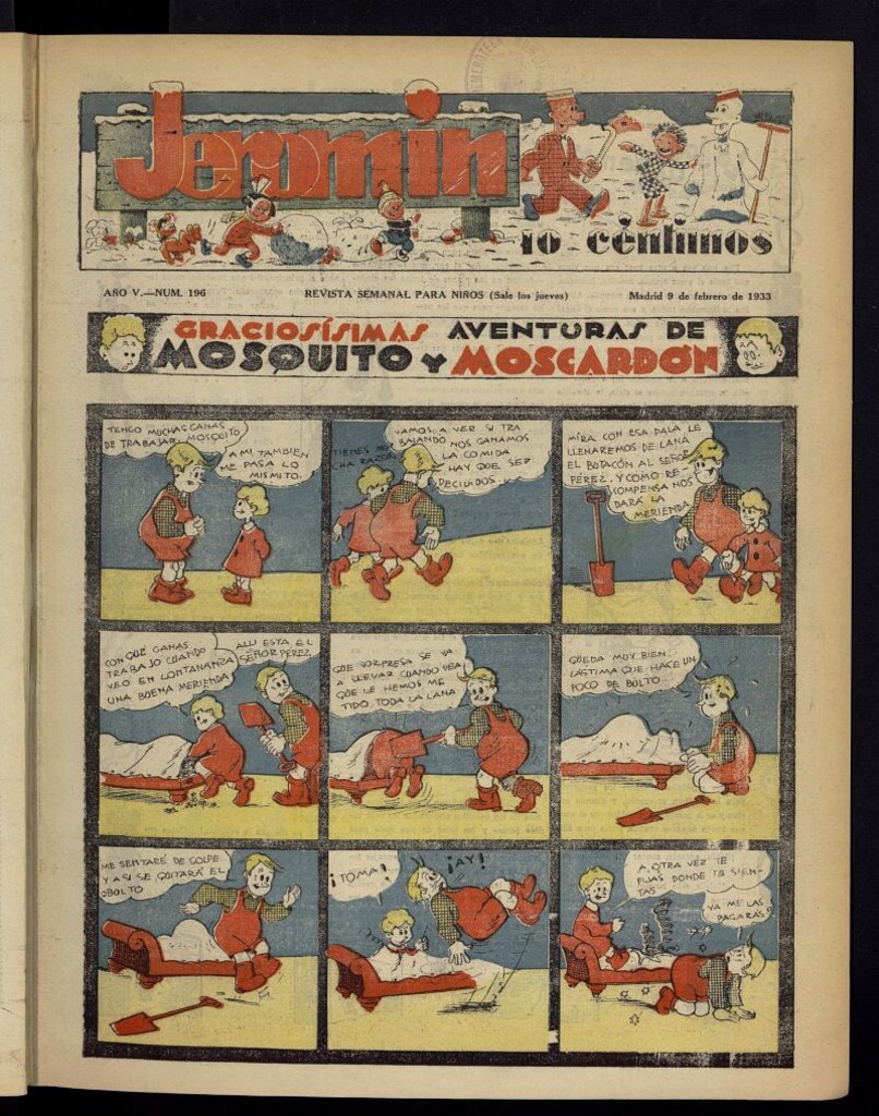 Miniatura de Jeromín : revista ilustrada para niños del 9 de febrero de 1933, nº 196