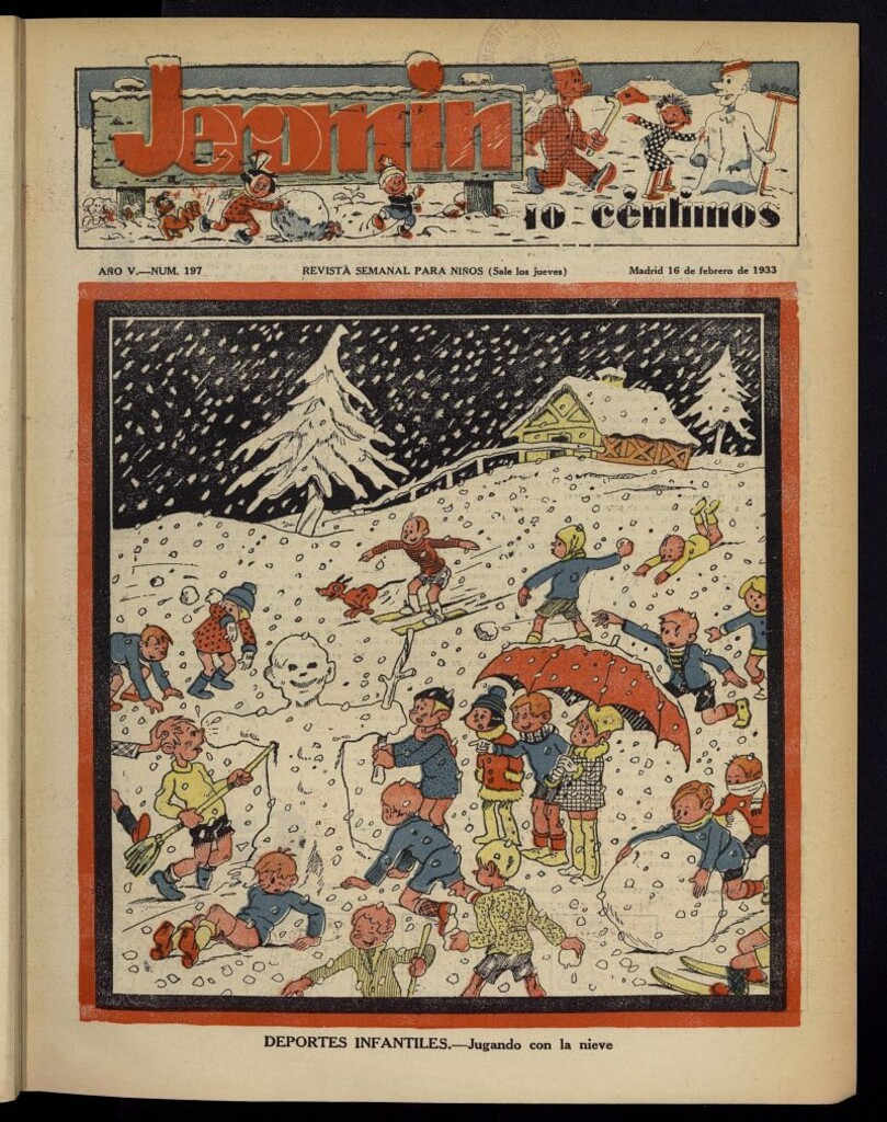 Miniatura de Jeromín : revista ilustrada para niños del 16 de febrero de 1933, nº 197