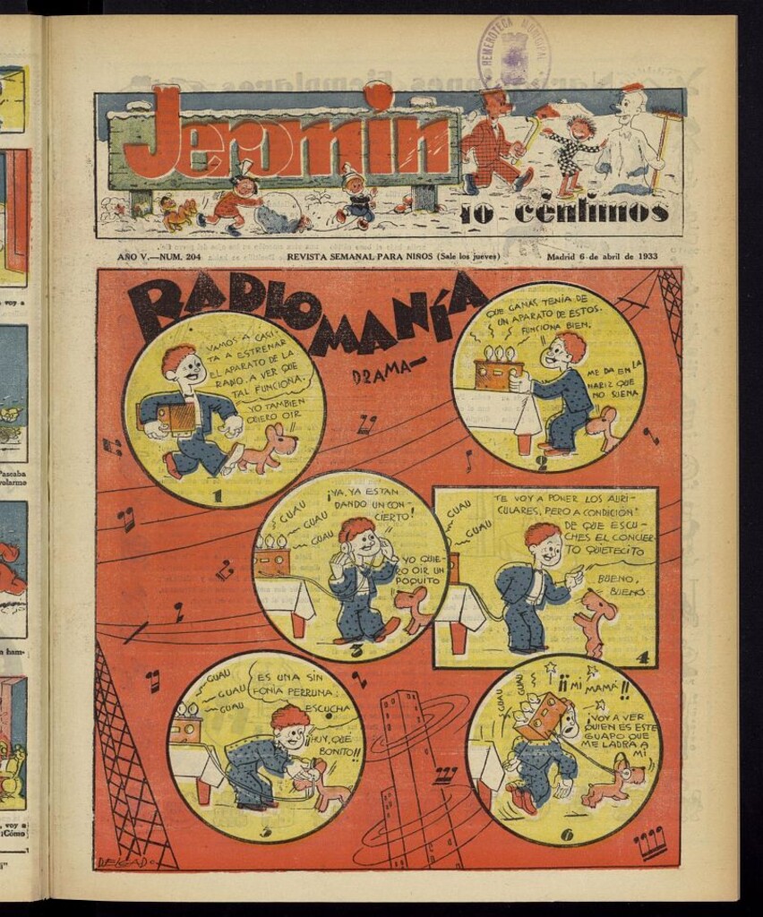 Miniatura de Jeromín : revista ilustrada para niños del 6 de abril de 1933, nº 204