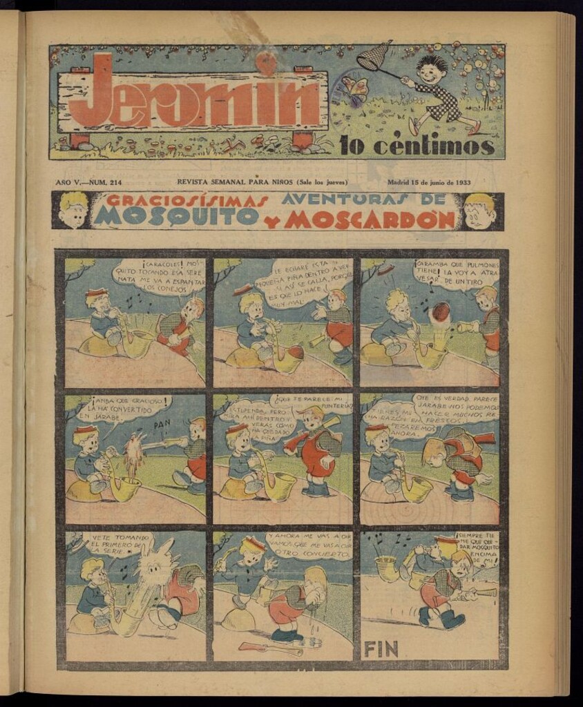 Miniatura de Jeromín : revista ilustrada para niños del 15 de junio de 1933, nº 214