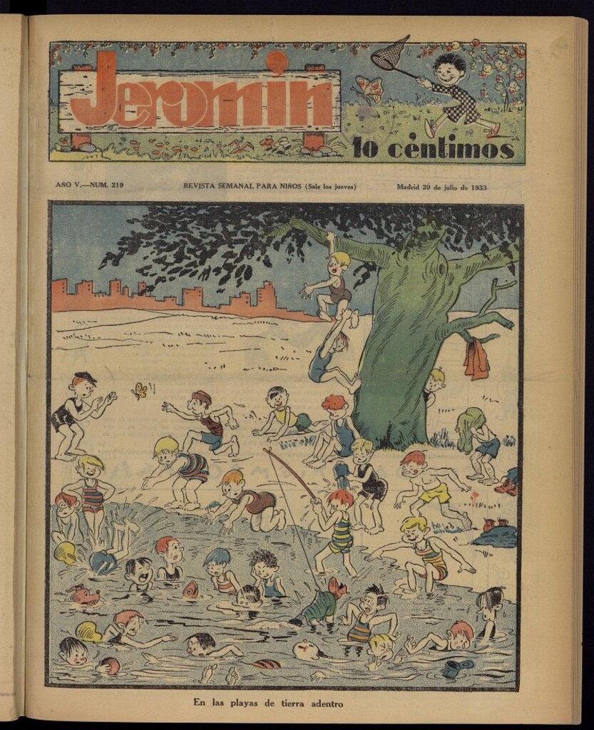 Miniatura de Jeromín : revista ilustrada para niños del 20 de julio de 1933, nº 219