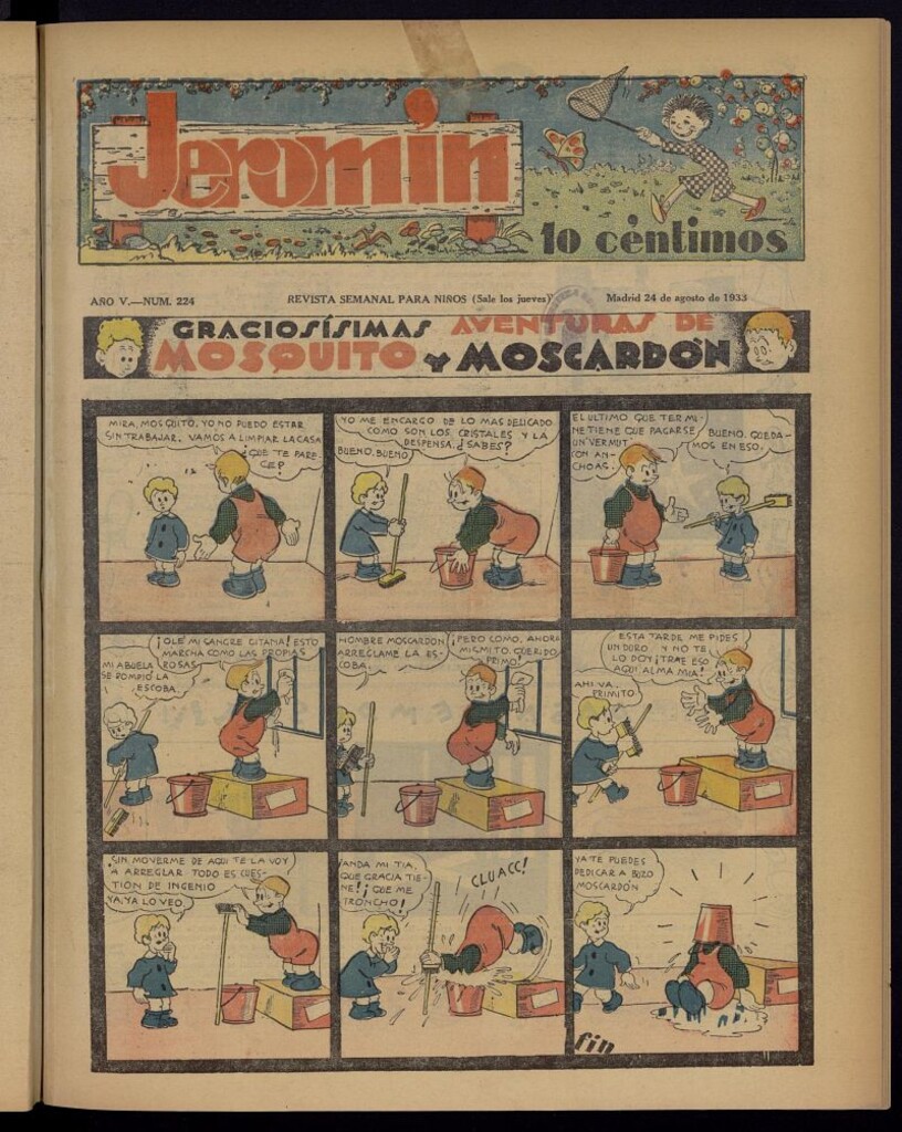 Miniatura de Jeromín : revista ilustrada para niños del 24 de agosto de 1933, nº 224