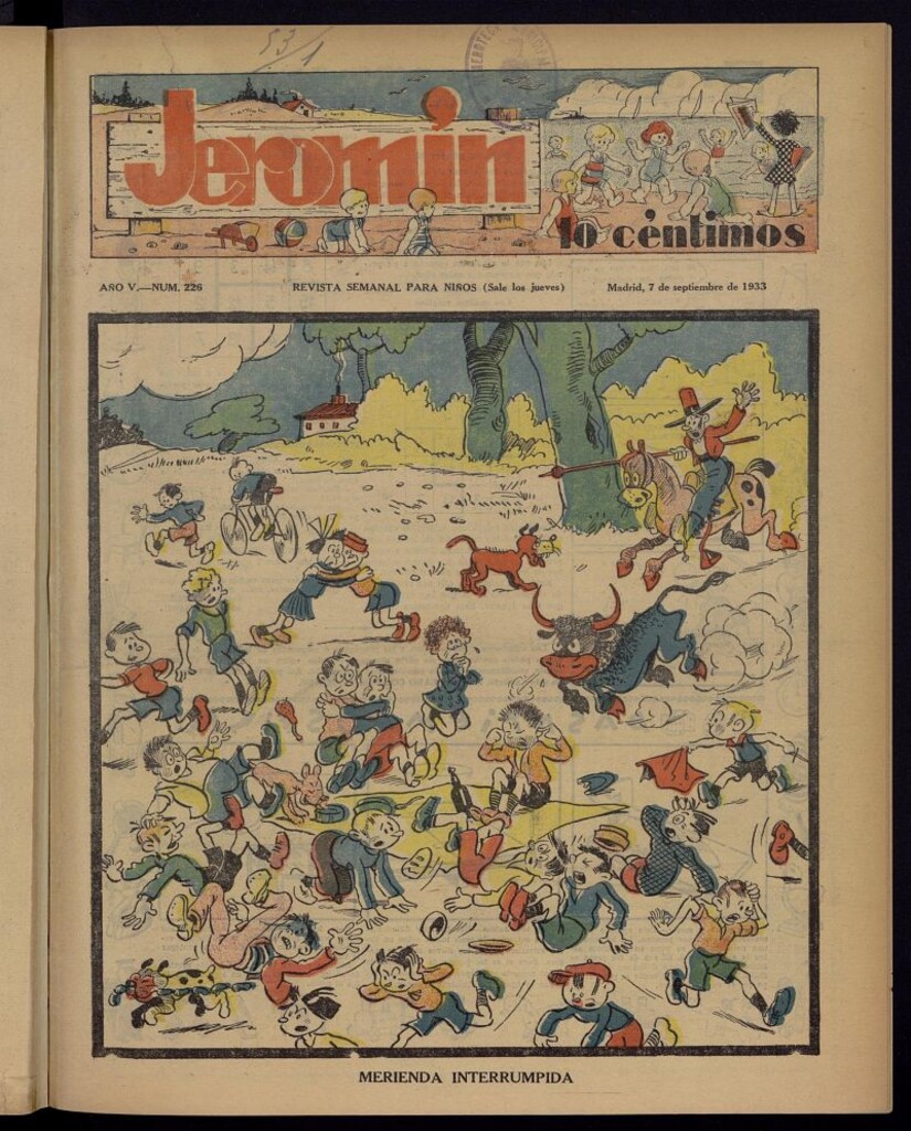 Miniatura de Jeromín : revista ilustrada para niños del 7 de septiembre de 1933, nº 226