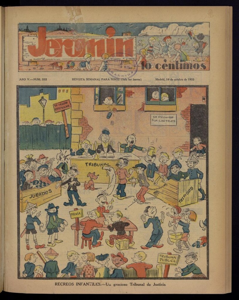 Miniatura de Jeromín : revista ilustrada para niños del 19 de octubre de 1933, nº 232