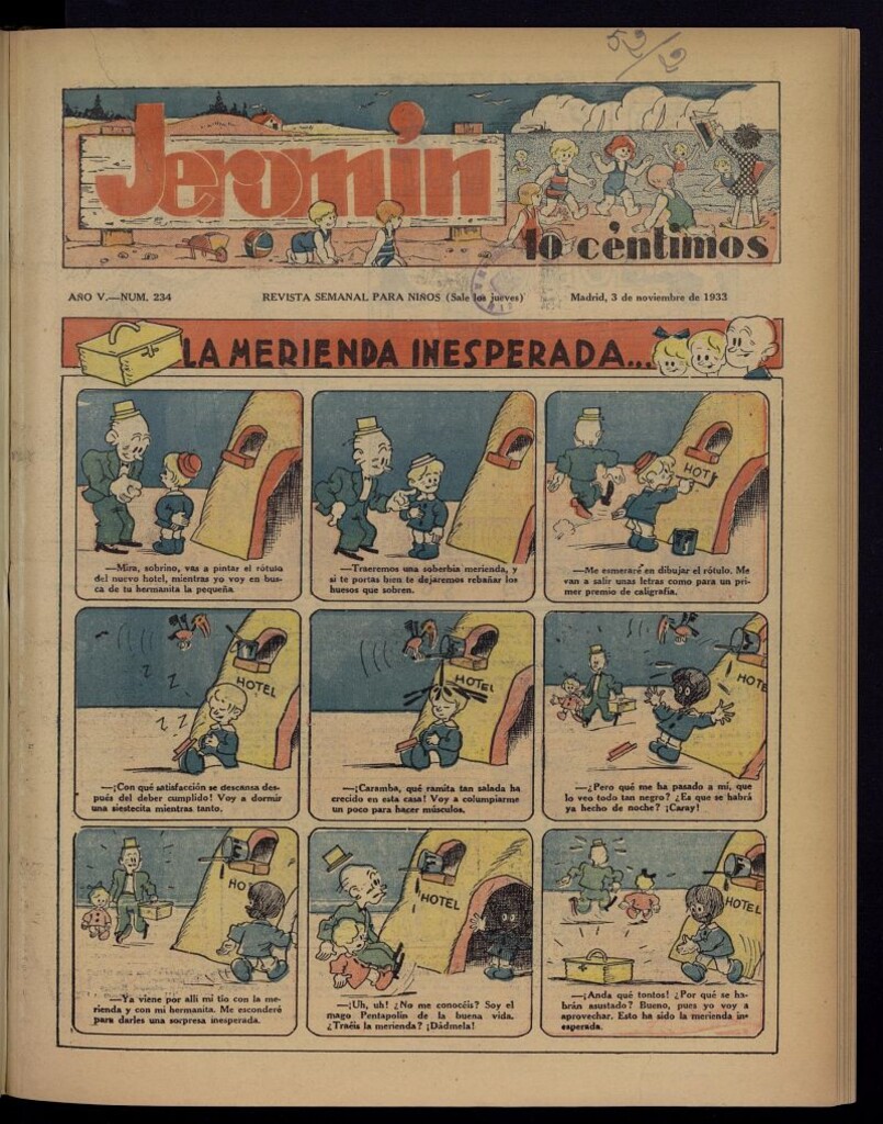 Miniatura de Jeromín : revista ilustrada para niños del 3 de noviembre de 1933, nº 234
