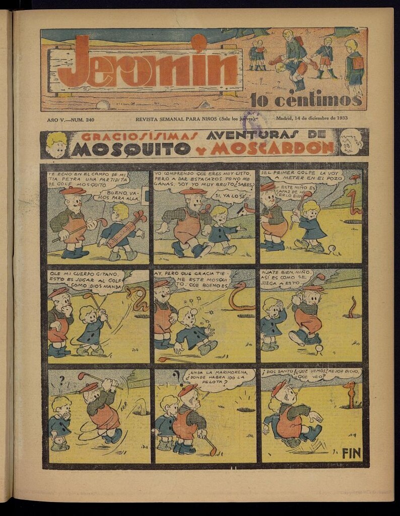 Miniatura de Jeromín : revista ilustrada para niños del 14 de diciembre de 1933, nº 240
