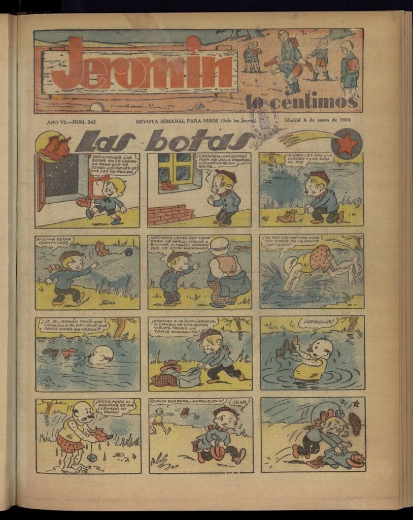 Miniatura de Jeromín : revista ilustrada para niños del 4 de enero de 1934, nº 243