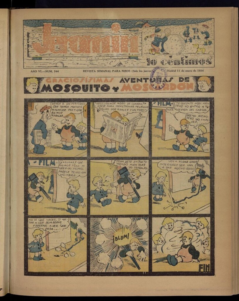 Miniatura de Jeromín : revista ilustrada para niños del 11 de enero de 1934, nº 244