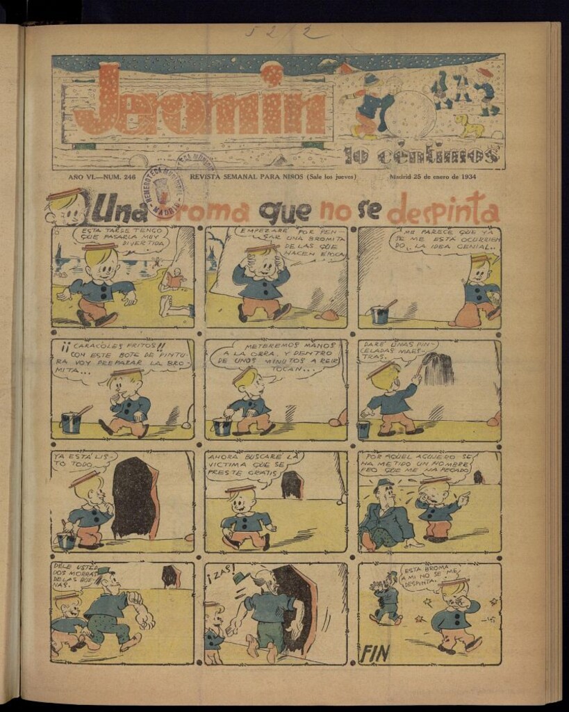 Miniatura de Jeromín : revista ilustrada para niños del 25 de enero de 1934, nº 246