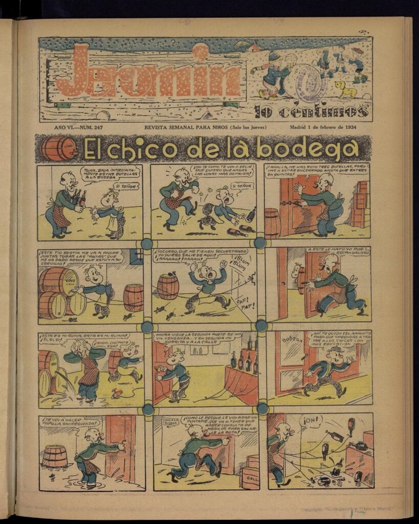 Miniatura de Jeromín : revista ilustrada para niños del 1 de febrero de 1934, nº 247