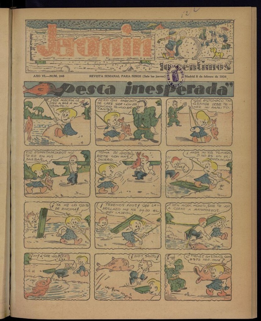 Miniatura de Jeromín : revista ilustrada para niños del 8 de febrero de 1934, nº 248