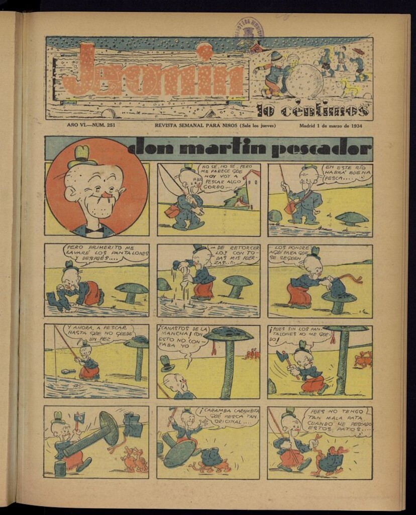 Miniatura de Jeromín : revista ilustrada para niños del 1 de marzo de 1934, nº 251
