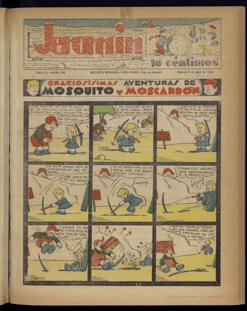 Miniatura de Jeromín : revista ilustrada para niños del 5 de abril de 1934, nº 256