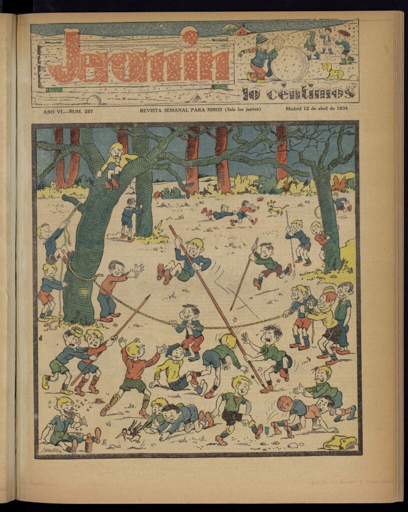 Miniatura de Jeromín : revista ilustrada para niños del 12 de abril de 1934, nº 257