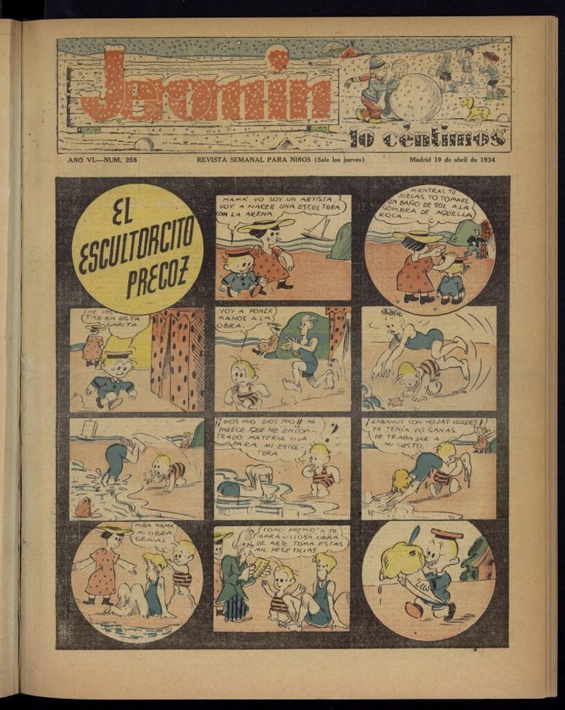 Miniatura de Jeromín : revista ilustrada para niños del 19 de abril de 1934, nº 258