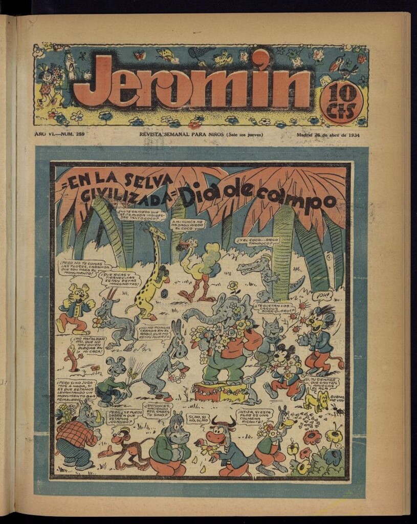 Miniatura de Jeromín : revista ilustrada para niños del 26 de abril de 1934, nº 259