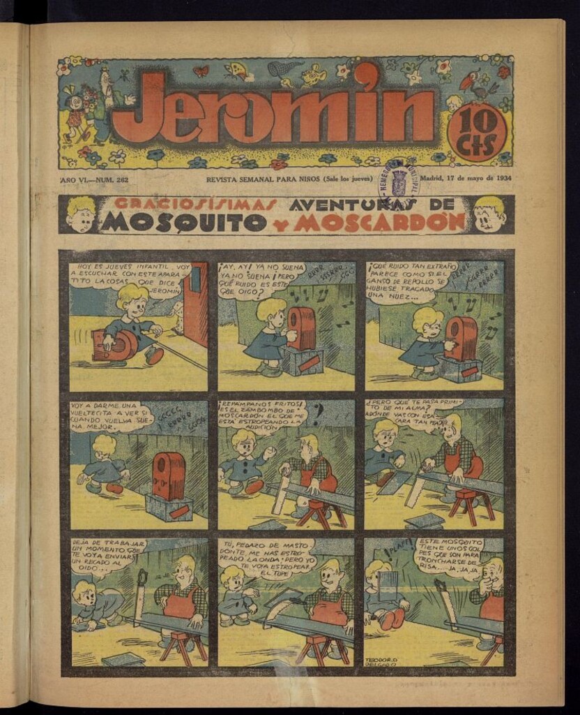Miniatura de Jeromín : revista ilustrada para niños del 17 de mayo de 1934, nº 262