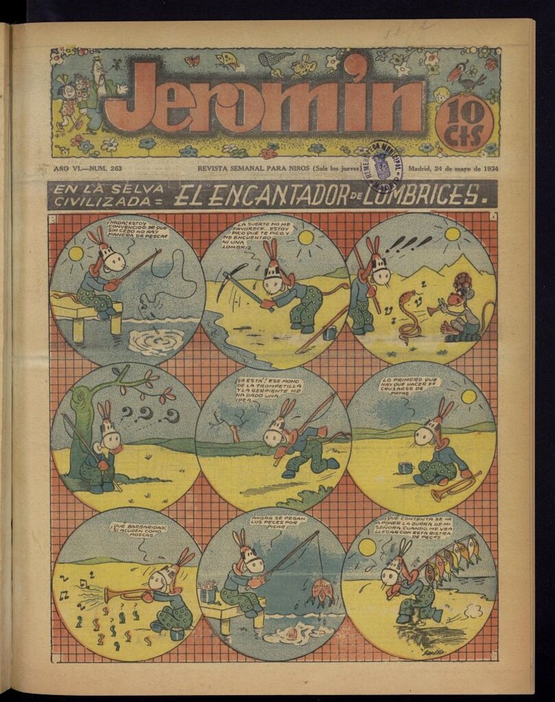 Miniatura de Jeromín : revista ilustrada para niños del 24 de mayo de 1934, nº 263