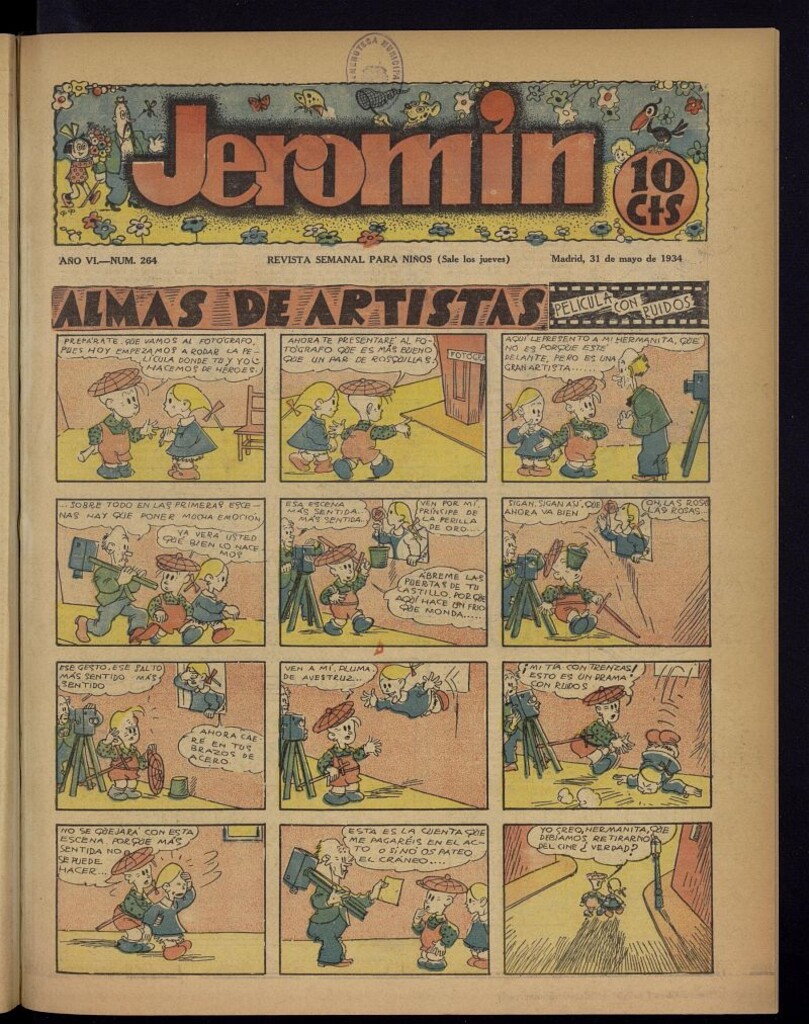 Miniatura de Jeromín : revista ilustrada para niños del 31 de mayo de 1934, nº 264