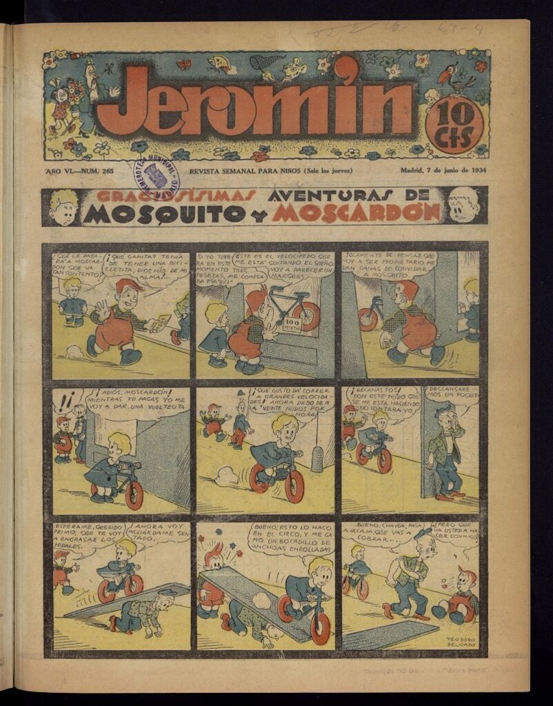 Miniatura de Jeromín : revista ilustrada para niños del 7 de junio de 1934, nº 265